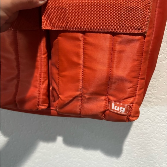 Lug Orange Quilted Crossbody Bag - Picture 3 of 8